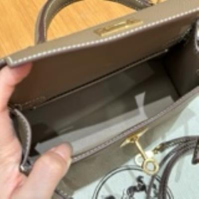 wholesale quality hermes mini kelly 2 epsom 18 etoupe ghw